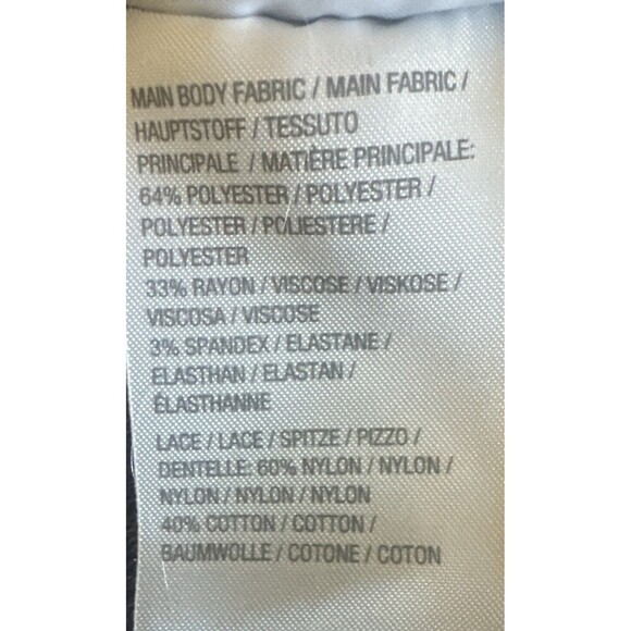 LOGO Lounge By Lori Goldstein GRAY Full Zip Cardigan Lace Back Plus Size 3X - Picture 7 of 9